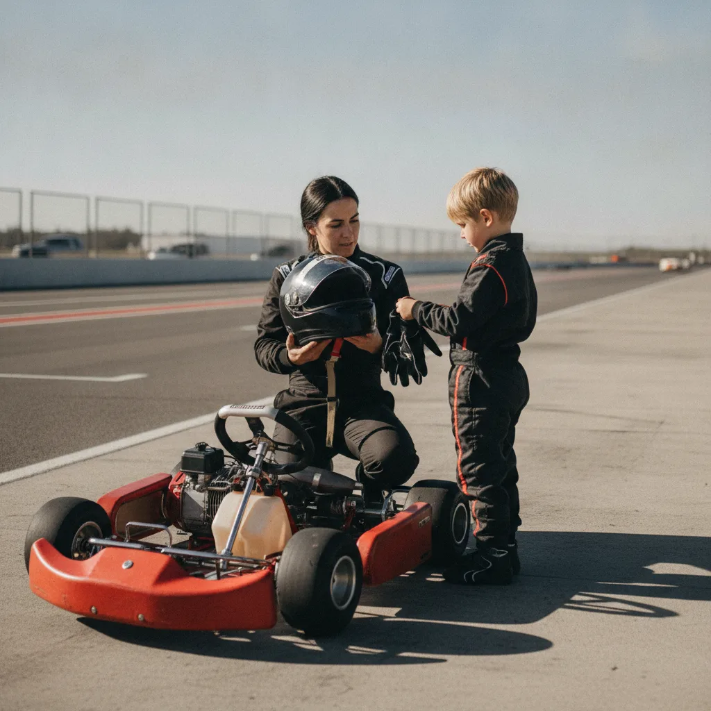 équipement karting enfant