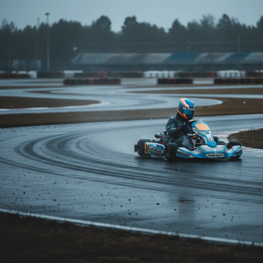 karting sous la pluie - introduction karting sous la pluie - introduction