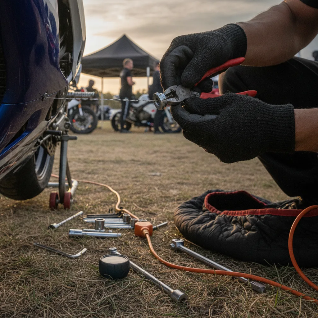 préparer sa moto pour la piste