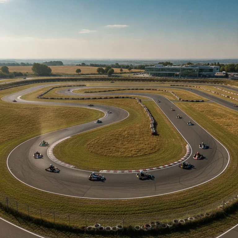 Karting piste extérieure 1200m | tracé homologué FFSA