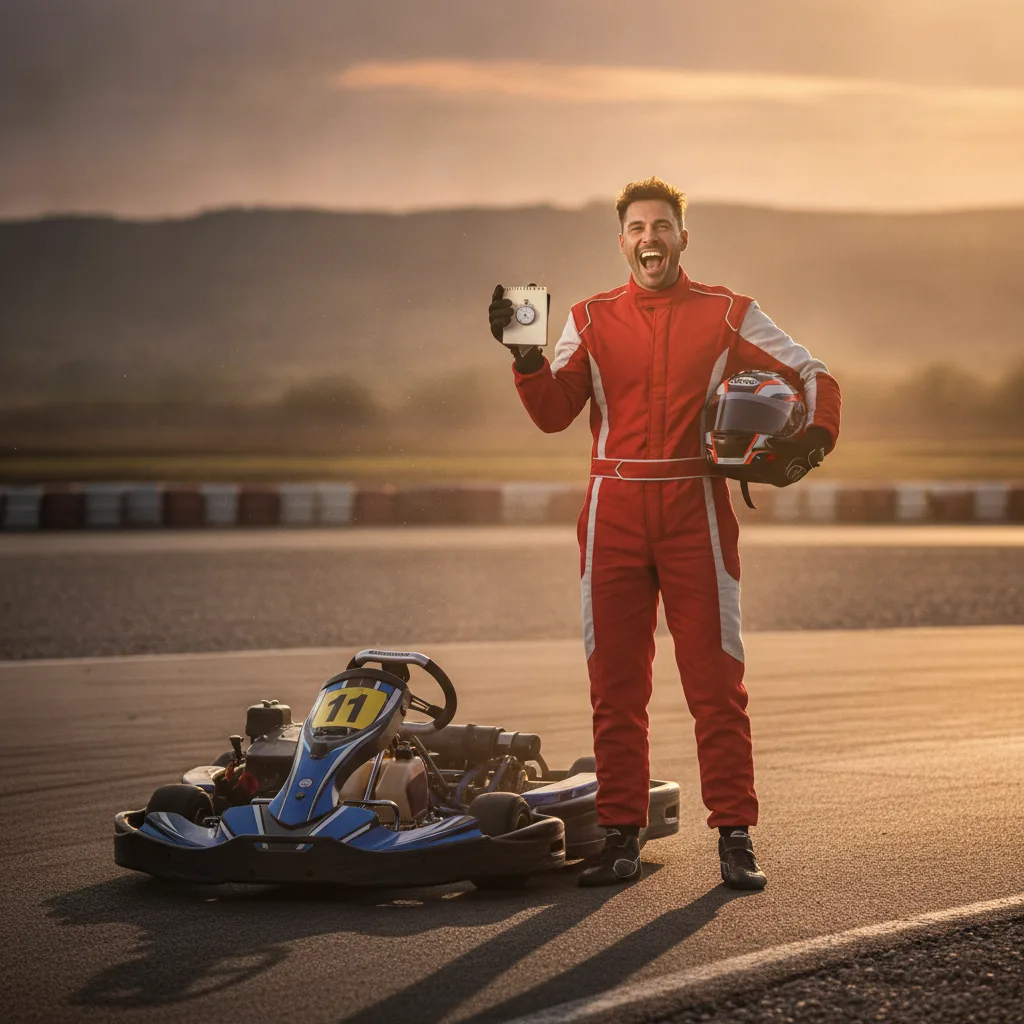 record du tour Dunois Kart