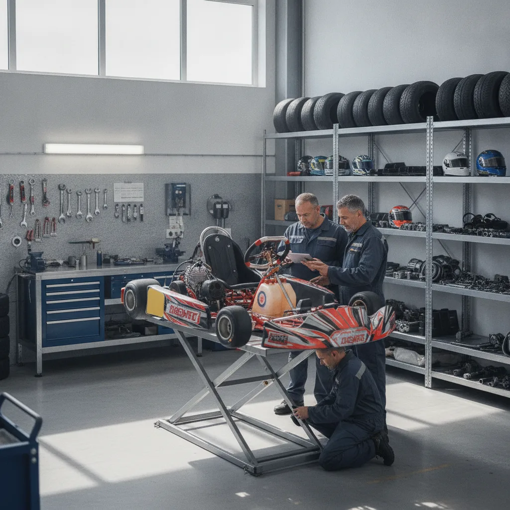 Atelier réparation kart châssis moteur | Dunois Kart - atelier reparation kart chassis moteur