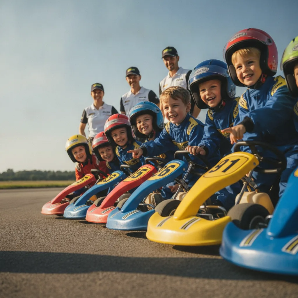 colonie vacances karting