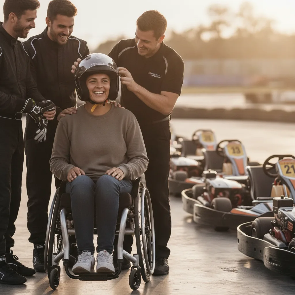 karting handicap PMR accessibilité