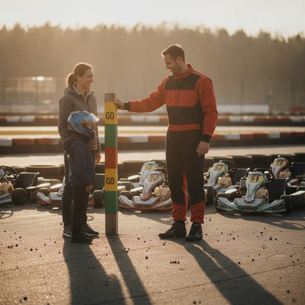 progression pilotage enfant karting