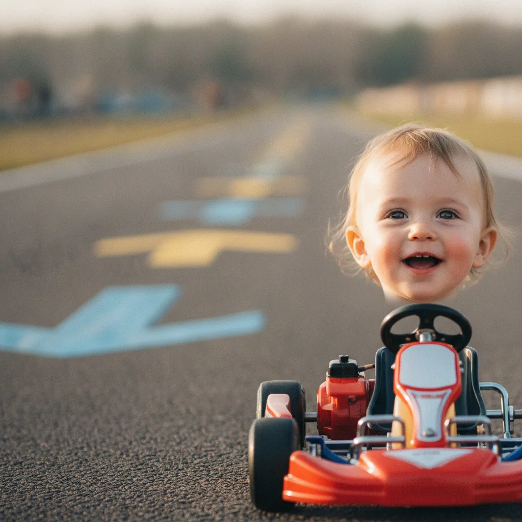 progression pilotage enfant karting