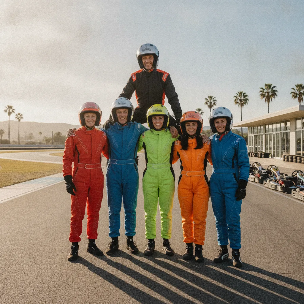 Team building intergénérationnel | karting juniors seniors - team building intergenerationnel karting