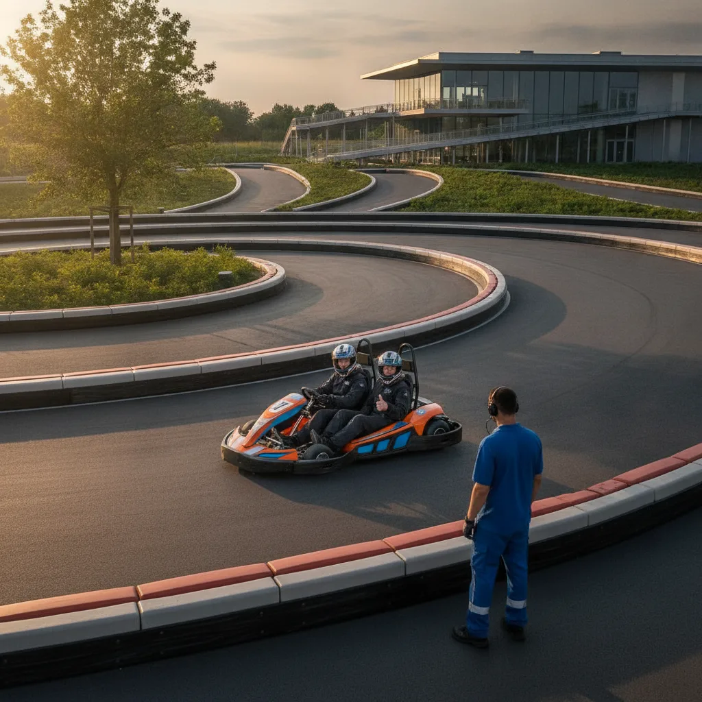 karting couple activité