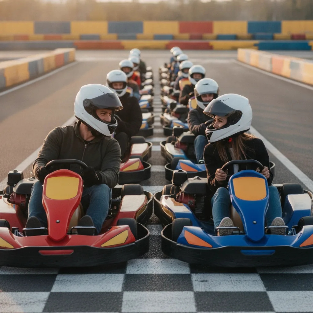 karting couple activité