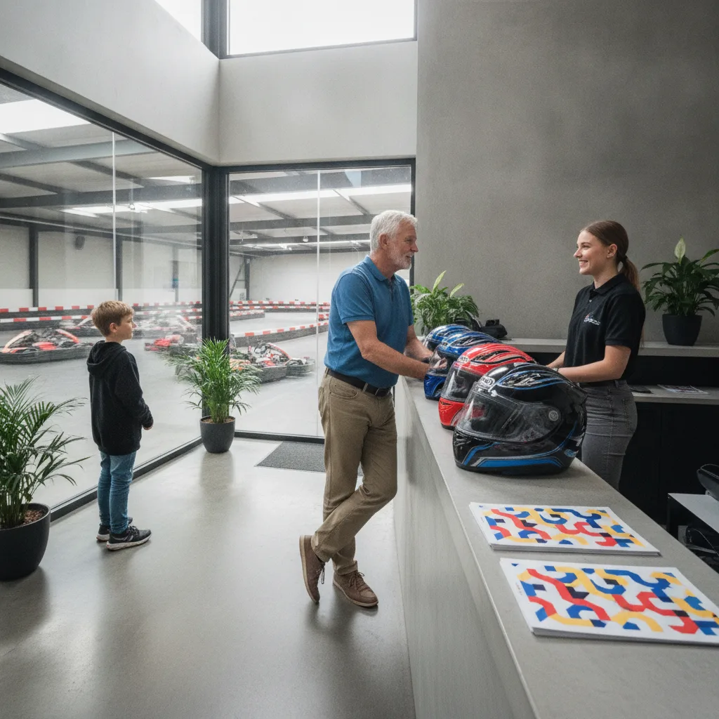 karting grand-parent petit-enfant