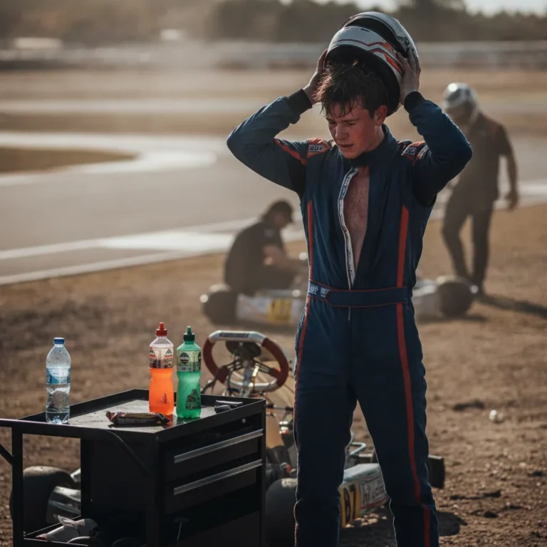 Nutrition hydratation pilote karting, le guide 2026