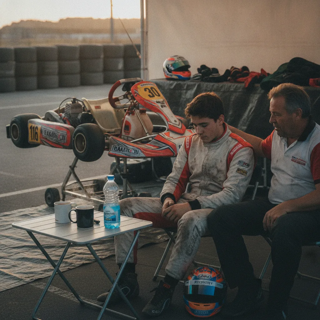 nutrition hydratation pilote karting