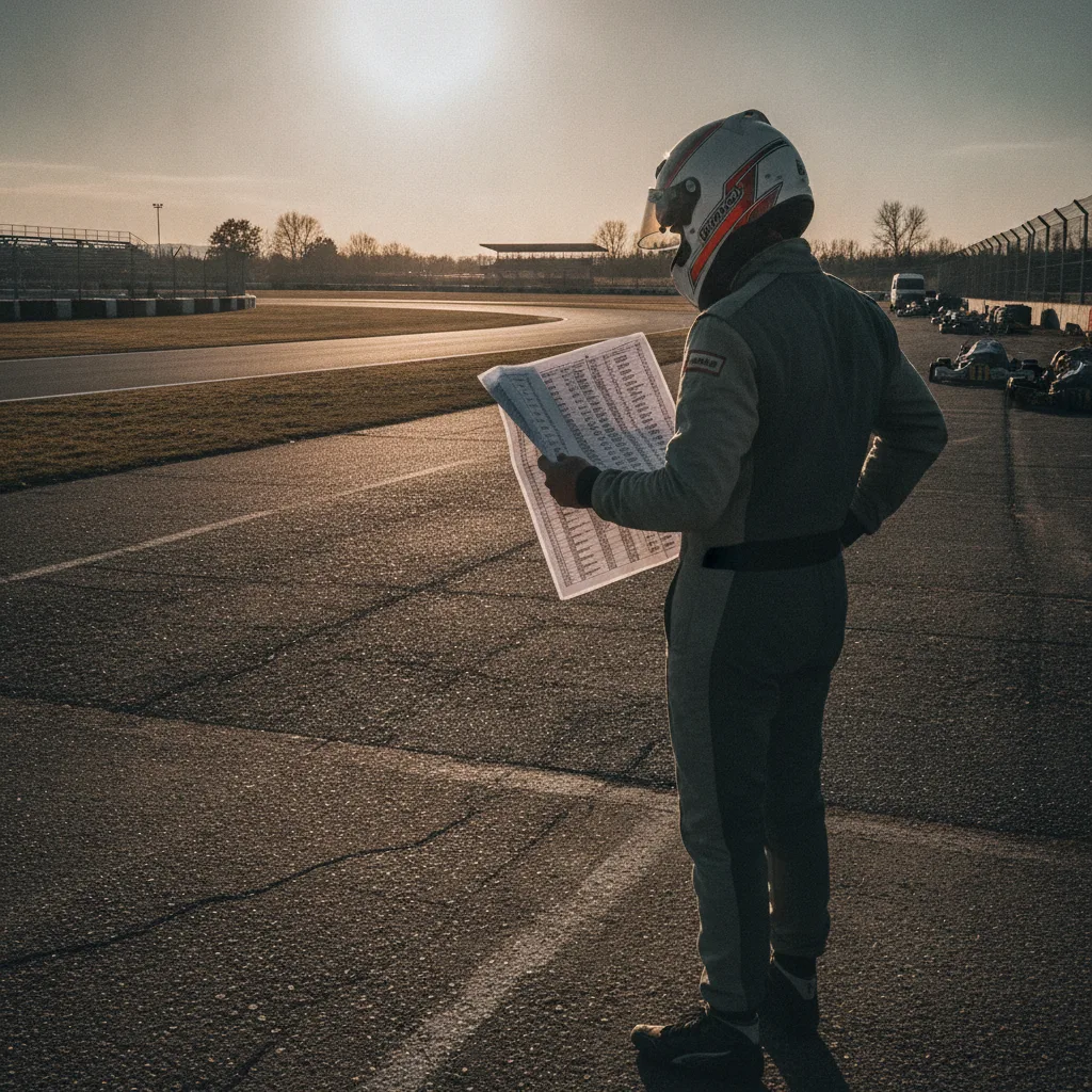 résultats course sprint karting